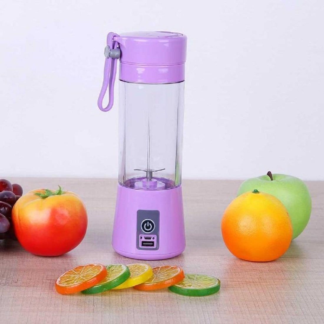 Mini Smoothie Blender Portable Fruit Juice Extractor- Blendinator™ Portable Blender Purple Blendinator™ Zaavio®