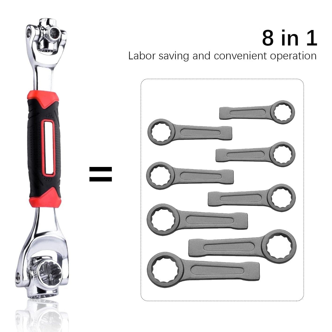 Multipurpose Wrench Tool Adjustable All in One Wrench 48 in 1 - Kyxial™ Wrench Kyxial™ Zaavio®