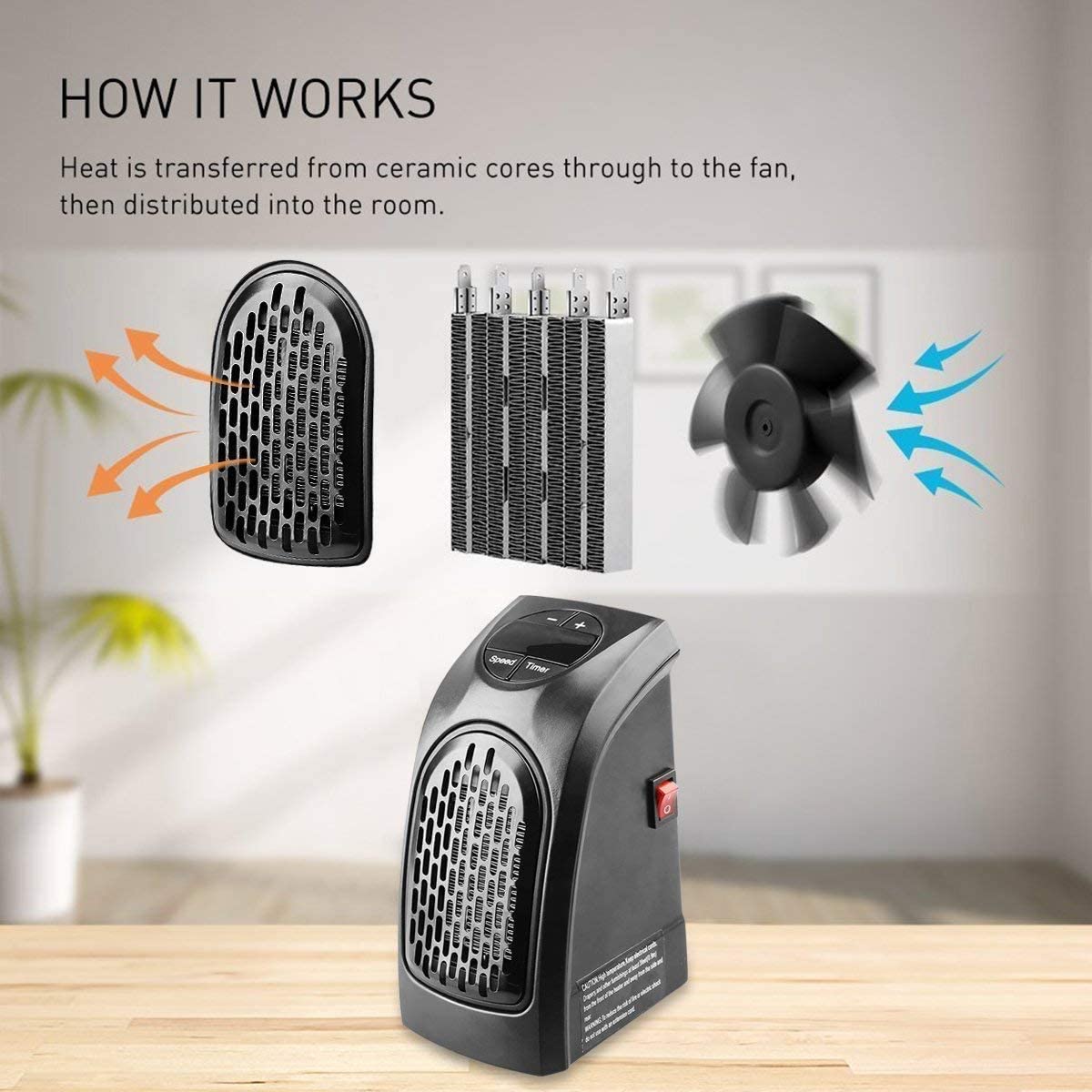 Portable Room Heater Electric Energy Efiicient Mini Heaters  - Heatorix™ Stove Hand Warmers Heatorix™ Zaavio®