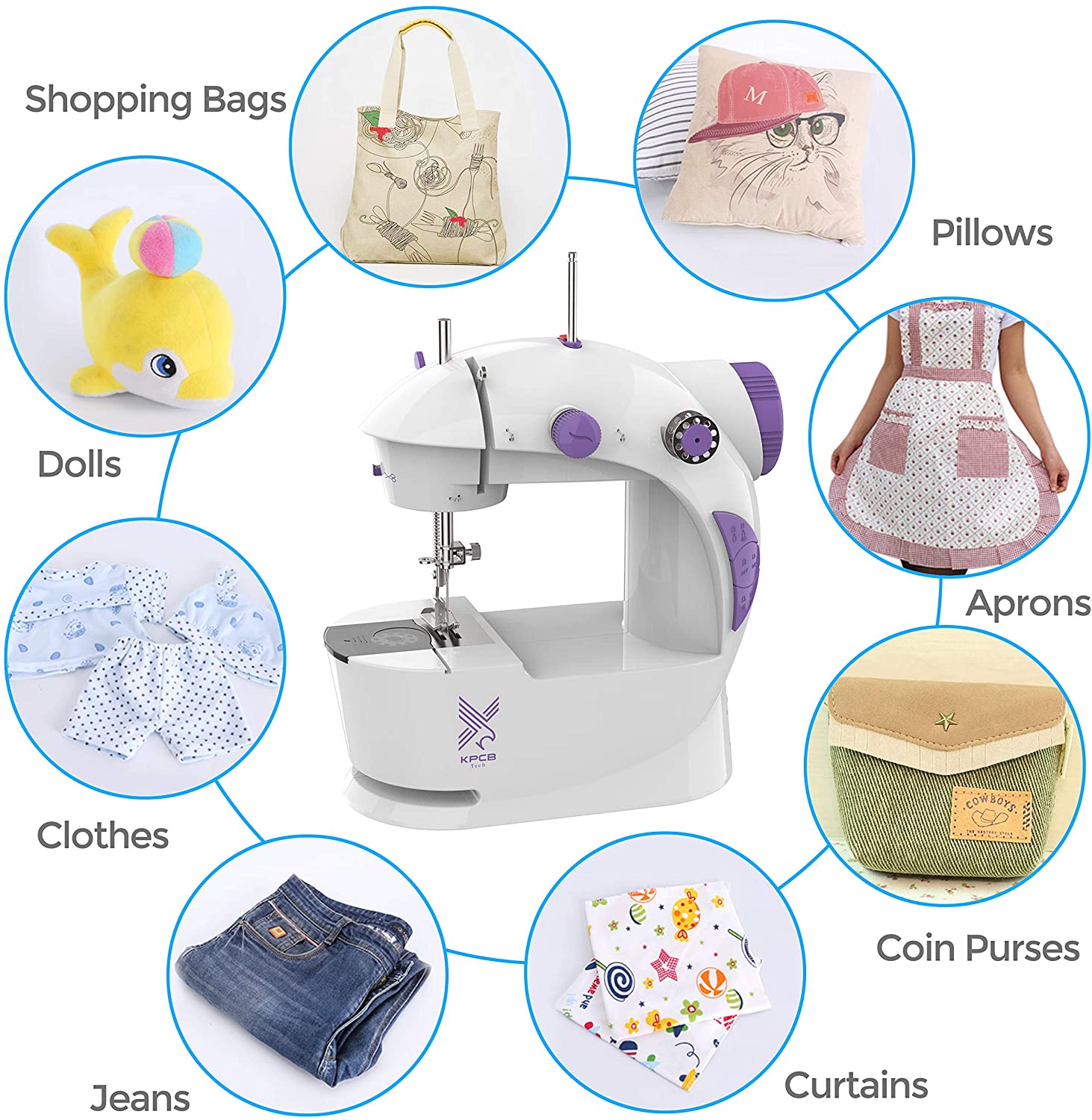 Portable Sewing Machine Handy Stitch Small Machine for Home - Sewezee™ Sewing Machines Sewezee™ Zaavio®