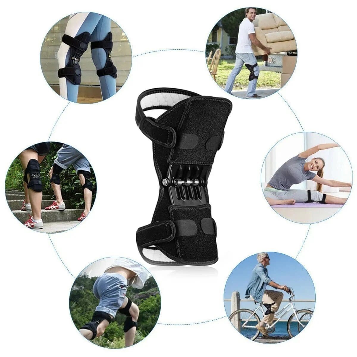 Power Knee Stabilizer Pads Offloader Knee Brace for Runners - Exoknee™ Exoknee™ Zaavio®