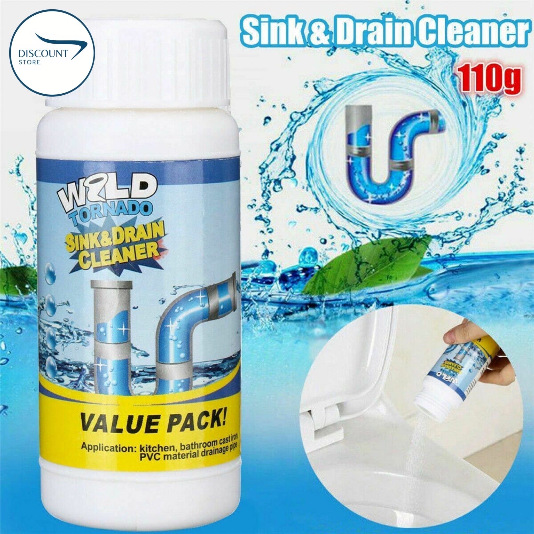 Powerful Sink & Drain Cleaner (Buy 1 Get 1 Free) DiscountStore