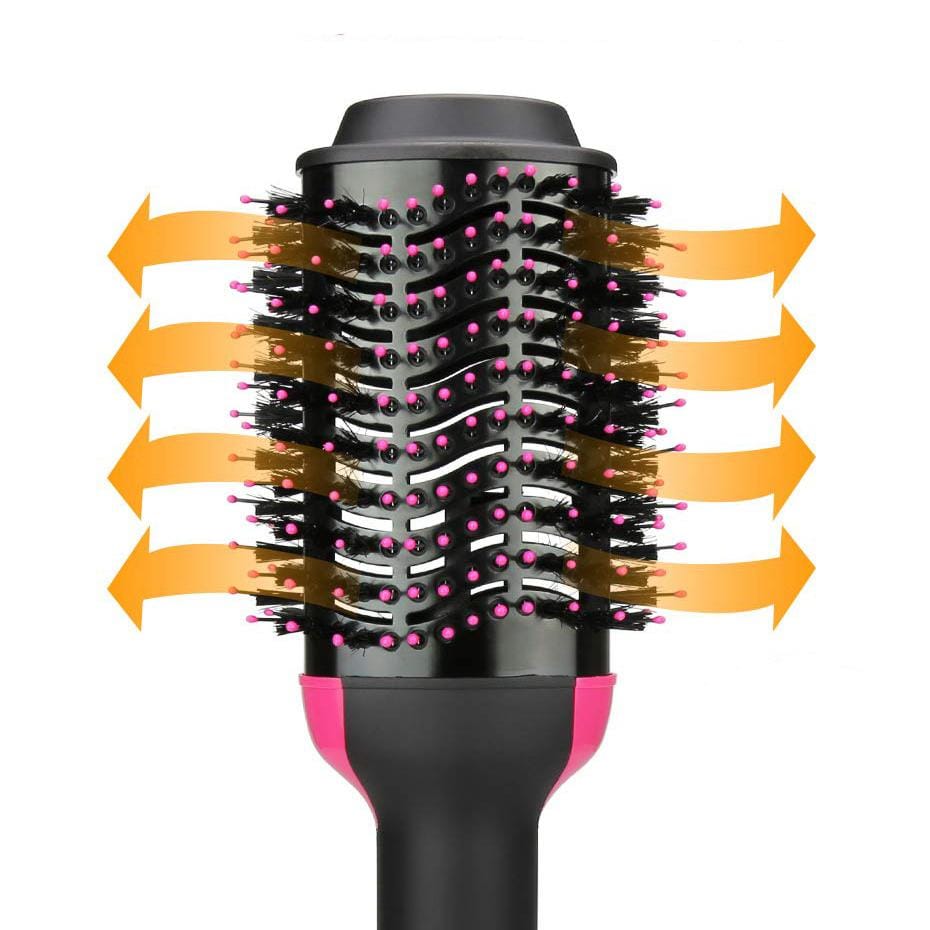 Round Hair Straightening Brush Volumizer Comb Dryer - Tresstyle™ Curling Irons Tresstyle™ Zaavio®