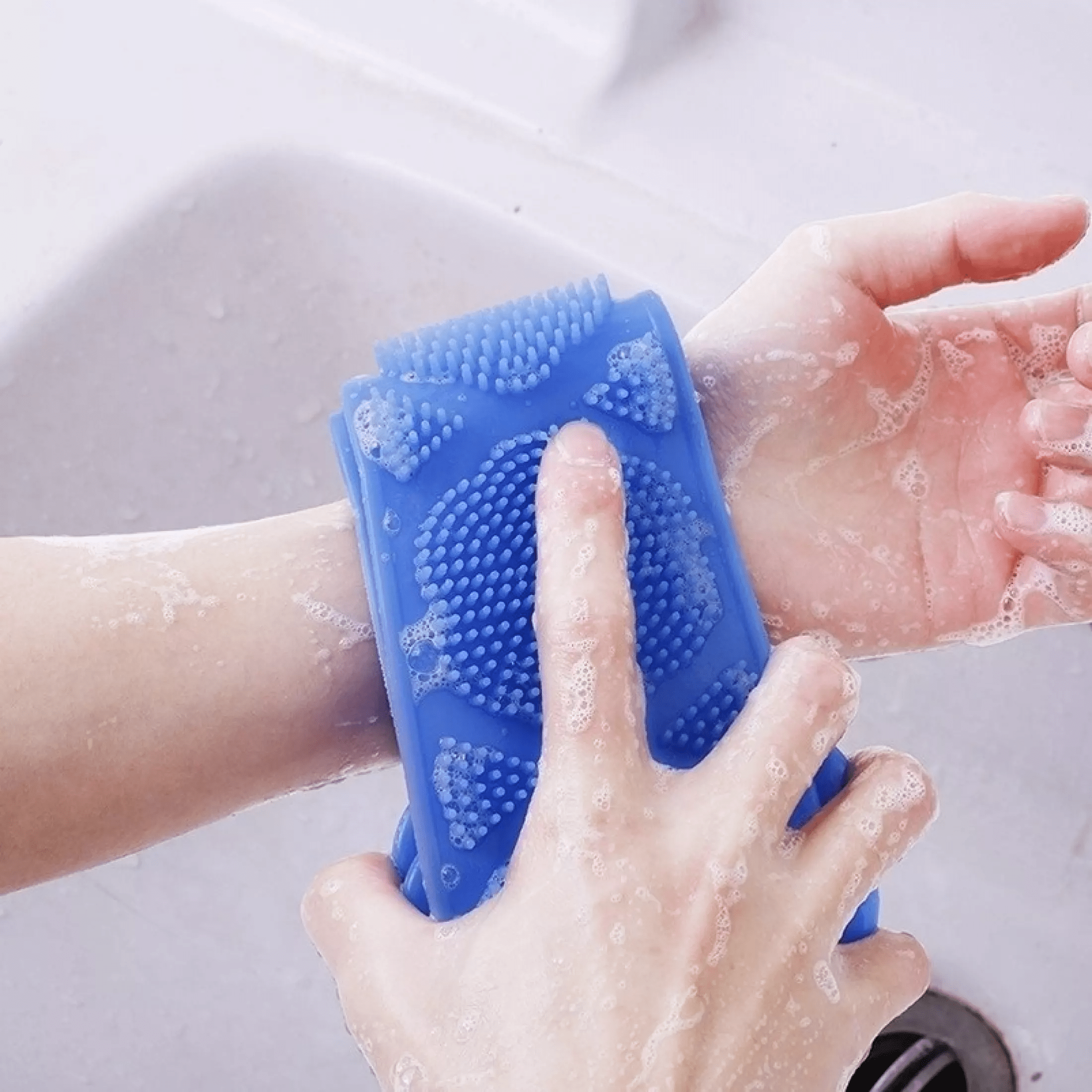 Silicone Bath Scrubber for Back Shower Body Exfoliating Scrubber - Scrubbex™ Scrubbex™ Zaavio®