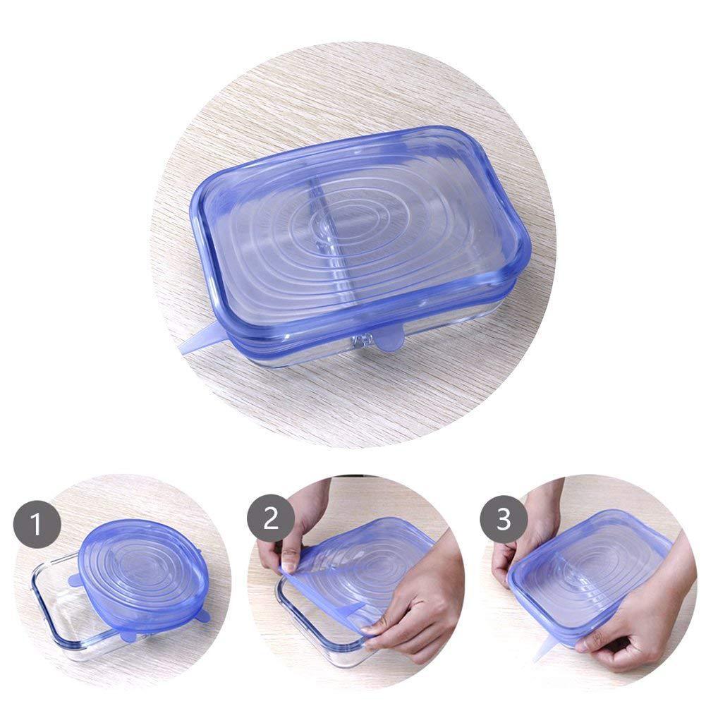 Silicone Lid Cover Strectable Food Bowl Covers Reusable Cup Lids - Vaclid™ Vaclid™ Zaavio®