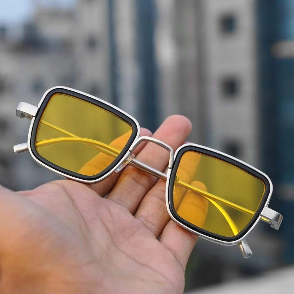 Silver / Yellow Kabir Singh Sunglasses Zaavio®