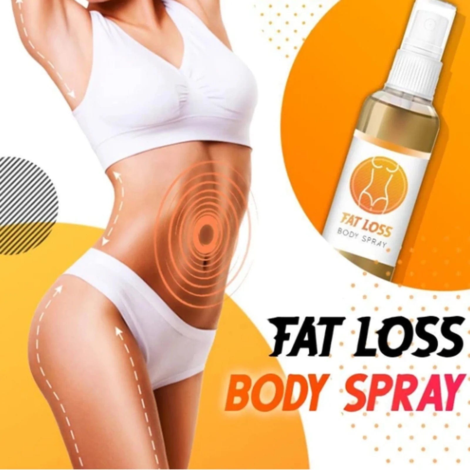 Fat Burner Body Slimming Fat Cutter Anti Celluite Spray - Exotone™️
