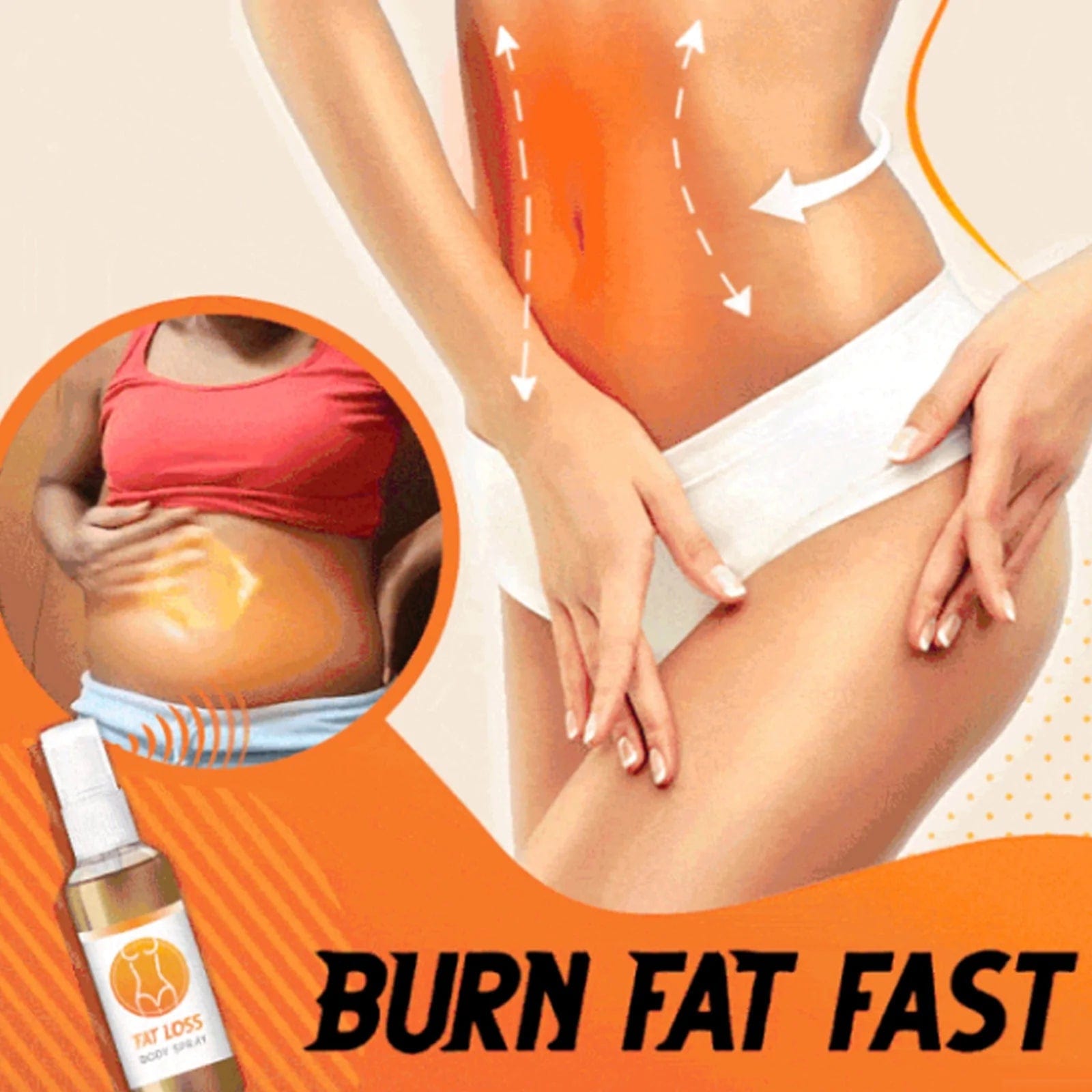 HEMOTON 1 Pair Burn Fat Weight Loss Arm Shaper Fat Buster Off