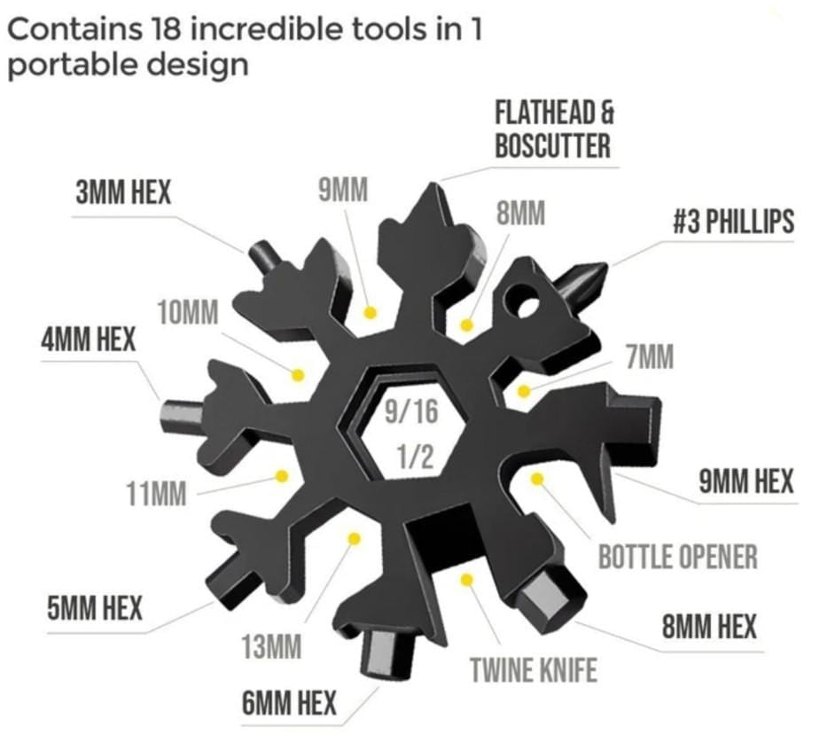 Snowflake Multi-tool Zaavio®