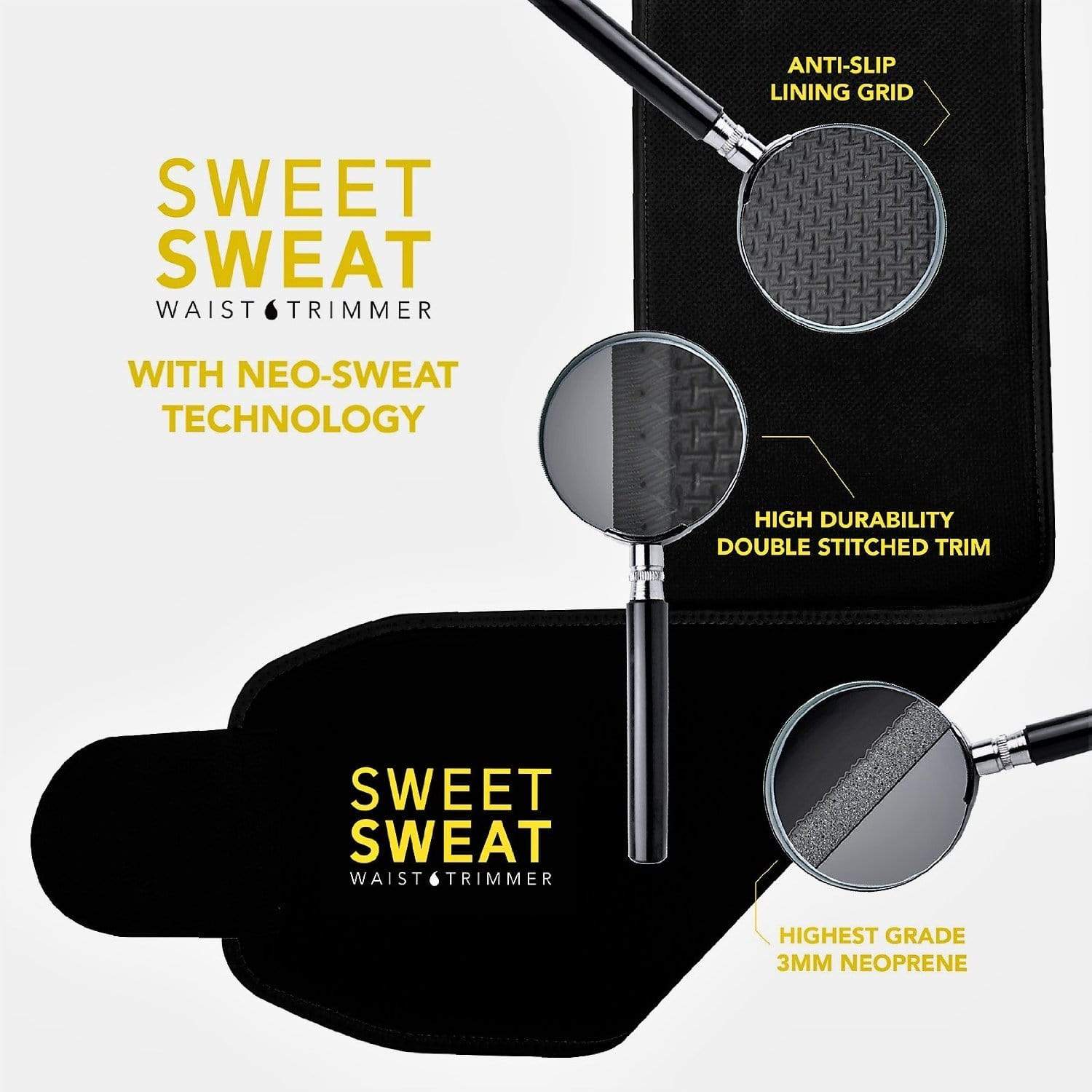 Does the sweet top sweat waist trimmer work