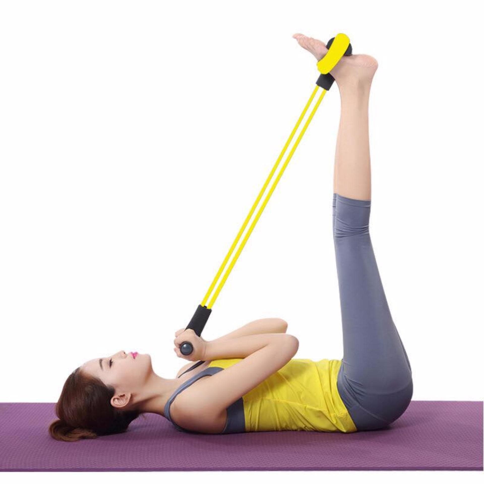 Tummy Trimmer Pull Reducer Abs Workout Equipment  Pull Rope - Exezos™ Direnç Bantları Exezos™ Zaavio®