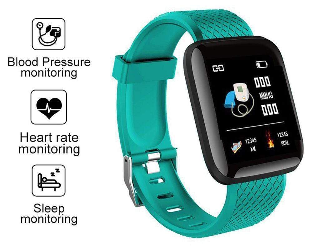 Waterproof Bluetooth Watch Best Fitness Tracker for Workout - Fitsio™ Green Fitsio™ Zaavio®