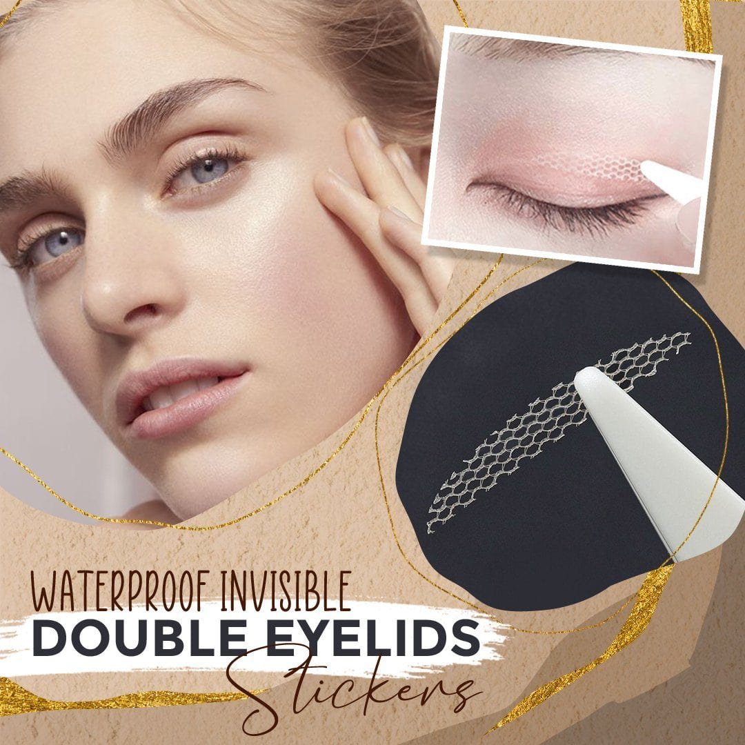 Waterproof Invisible Double Eyelid Stickers Starry Sky 123