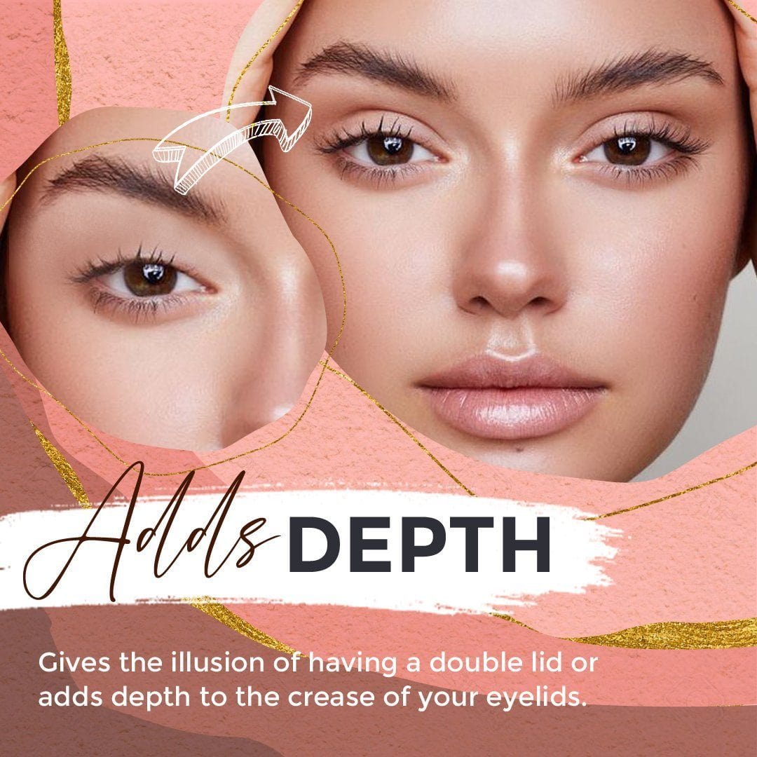 Waterproof Invisible Double Eyelid Stickers Starry Sky 123