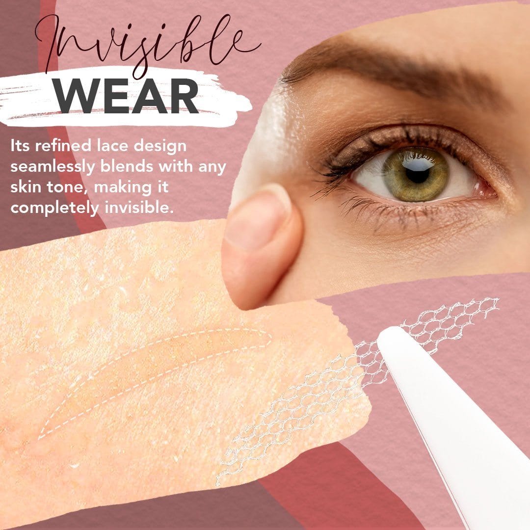 Waterproof Invisible Double Eyelid Stickers Starry Sky 123